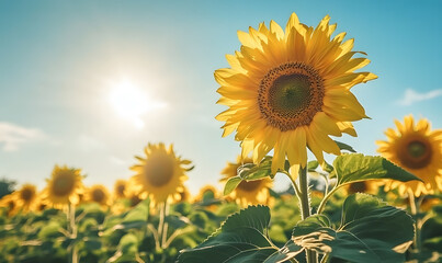 Obraz premium Dreamlike Landscapes and Mystical Gardens with Vibrant Flowers and Glowing Nature