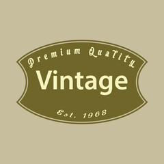 Vintage stylist shape logo design, vintage logo design, vintage brand logo design, vintage stylist shape logo Design