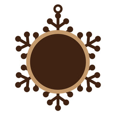 Christmas Photo Frame Template, Christmas round sign. Laser cut design. 