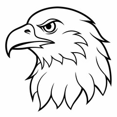 eagle head vector