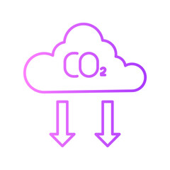 emission gradient icon