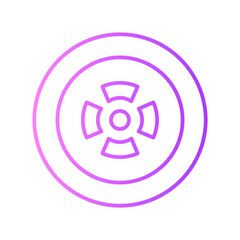 danger gradient icon