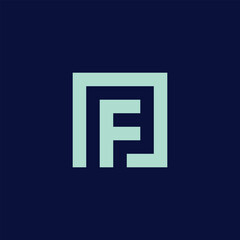 Simple Letter F Logo