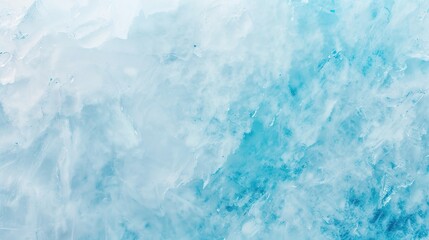 Blue ice texture background with geometric shapes