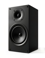 Obraz premium Bookshelf speaker isolated on white