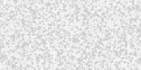 Seamless geometric pattern square shapes low polygon backdrop background. Abstract geometric wall tile and metal cube background triangle wallpaper. Gray and white polygonal background.
