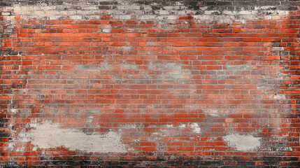 Obraz premium Vintage red brick texture background, Texture of an old red brick wall, background.