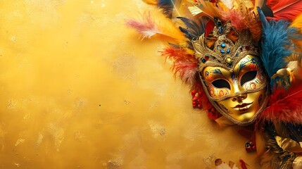 Happy Carnival of Venice Banner Template