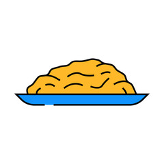 seaweed salad japanese food line icon vector. seaweed salad japanese food sign. isolated symbol illustration