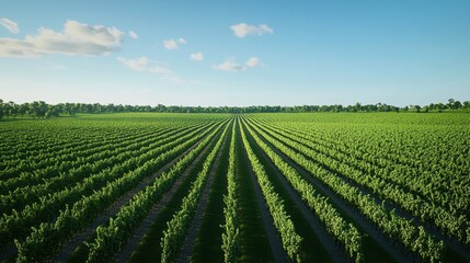 The Lush Vineyard Landscape