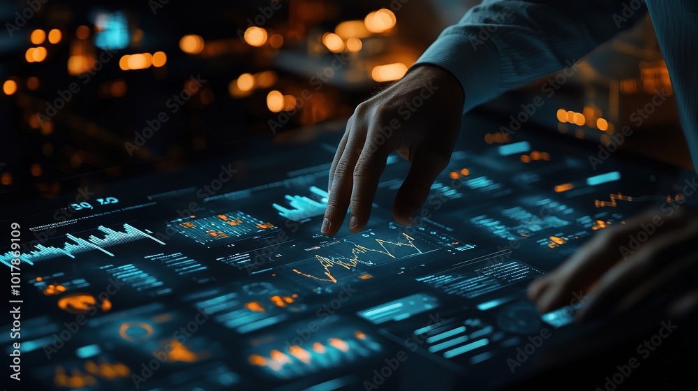 Poster interactive data visualization and analysis interface