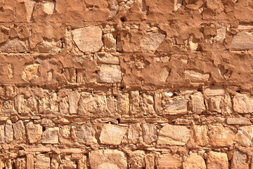 red orange natural stone wall background