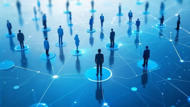 Abstract Connections in Digital Networking Landscape