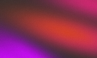 Magenta red purple color abstract gradient grainy texture backdrop design background. Noise texture effect