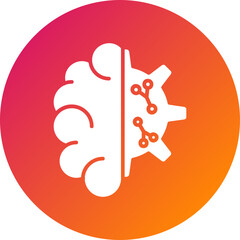 Machine Learning Vector Icon Design