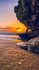sunrise on the sea