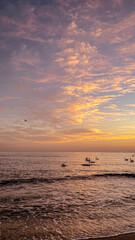 Obraz premium sunrise on the sea