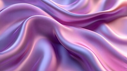 Fototapeta premium Abstract Purple and Pink Fabric Drape with Smooth Texture