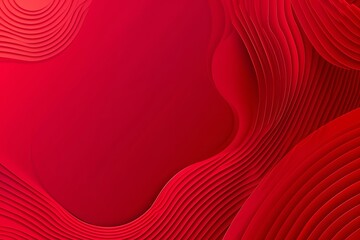 Abstract red gradient background with curve shiny lines and shadow decoration. Modern simple bright curve lines graphic design. Trendy dynamic curve line  element. , Generative AI