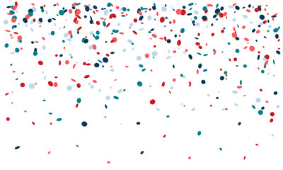 Faling confetti for festival background, birthday party invitation, carnival celebrate, glamour concert. Shiny colourful flying particle. Magic mosaic effect, romantic ceremony vibrant ornament.