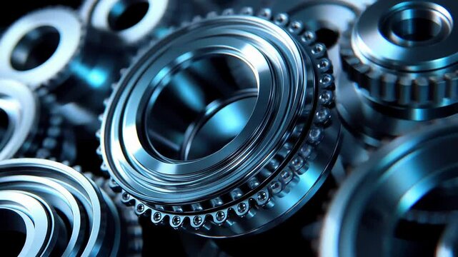 Precision machine bearings in industrial engineering