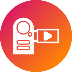 Obraz premium Video Vector Icon