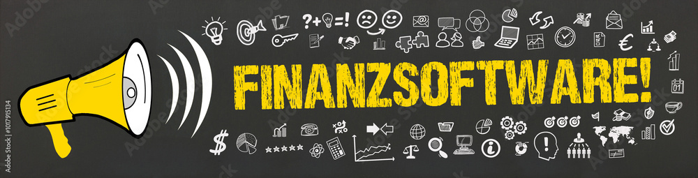 Canvas Prints Finanzsoftware!