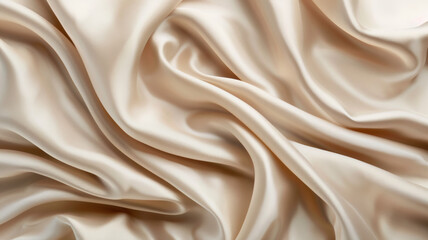 Fototapeta premium Luxury soft smooth beige cashmere fabric texture