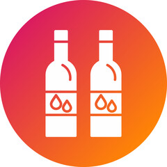 Wine Bottle Vector Icon