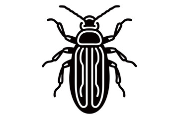 Create insect icon line art Vector Art Illustration