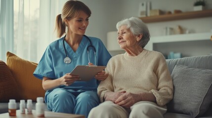 The Caregiver with Patient