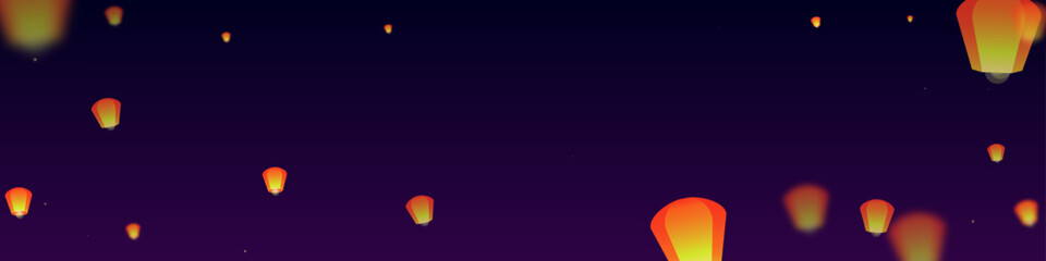 Yi peng festival card.