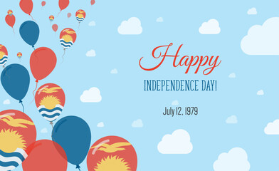 Kiribati Independence Day Sparkling Patriotic