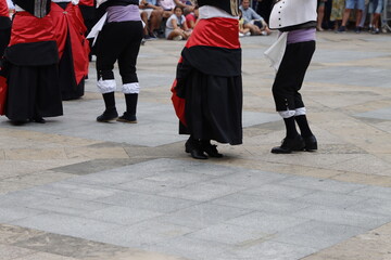 Basque folk dance performance