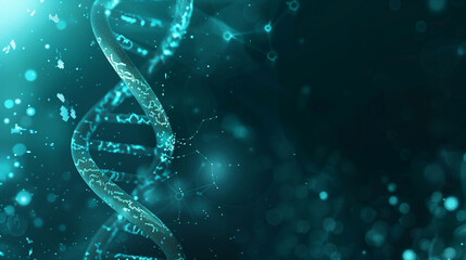 Abstract dna structure, molecular biotechnology science background