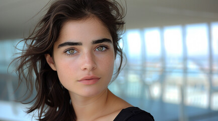 portrait of a young woman