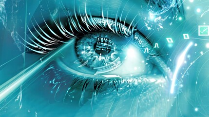 Digital Eye Abstract