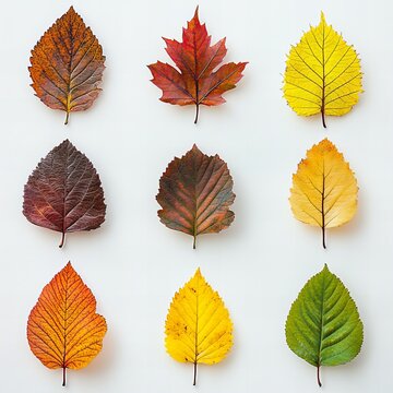 Autumn Leaves in Macro Detail