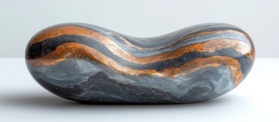 Obraz premium Striped Stone Abstract
