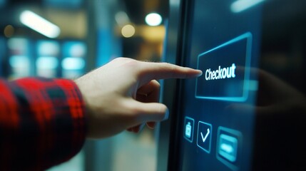 Checkout Kiosk Touchscreen