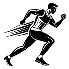 running silhouette