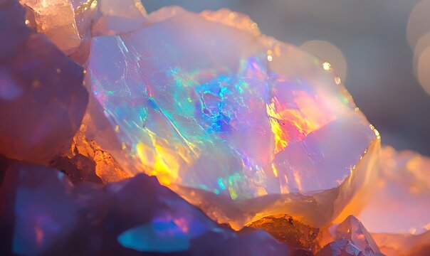 high detail image opal jemstone texture, Generative AI