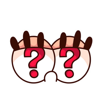 recommend clip art: Groovy cartoon question marks inside big curious eyes. Funny retro characters eyes in search of answers. Quiz, think mascot, cartoon questions on eyeballs sticker of 70s 80s style vector illustration