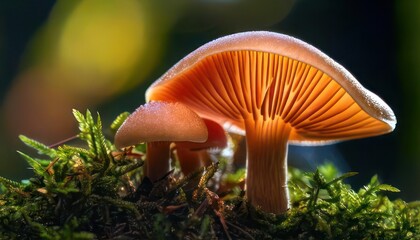 Fototapeta premium Macro mushroom Photography of Nature 