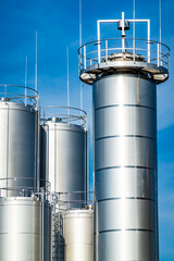 modern industry silo in austria