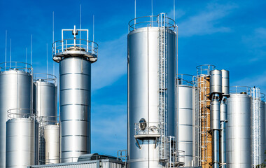 modern industry silo in austria