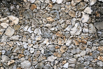 coral stone pattern wall in Bali, Indonesia