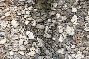 coral stone pattern wall in Bali, Indonesia