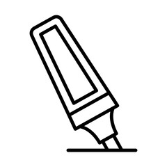 Highlighter line icon