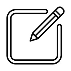 Obraz premium Editing line icon